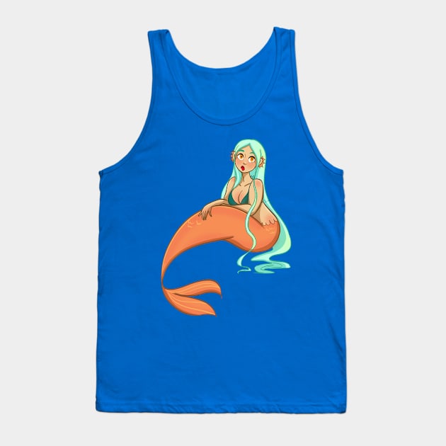 Mermaid Chilling Tank Top by Starline Hodge